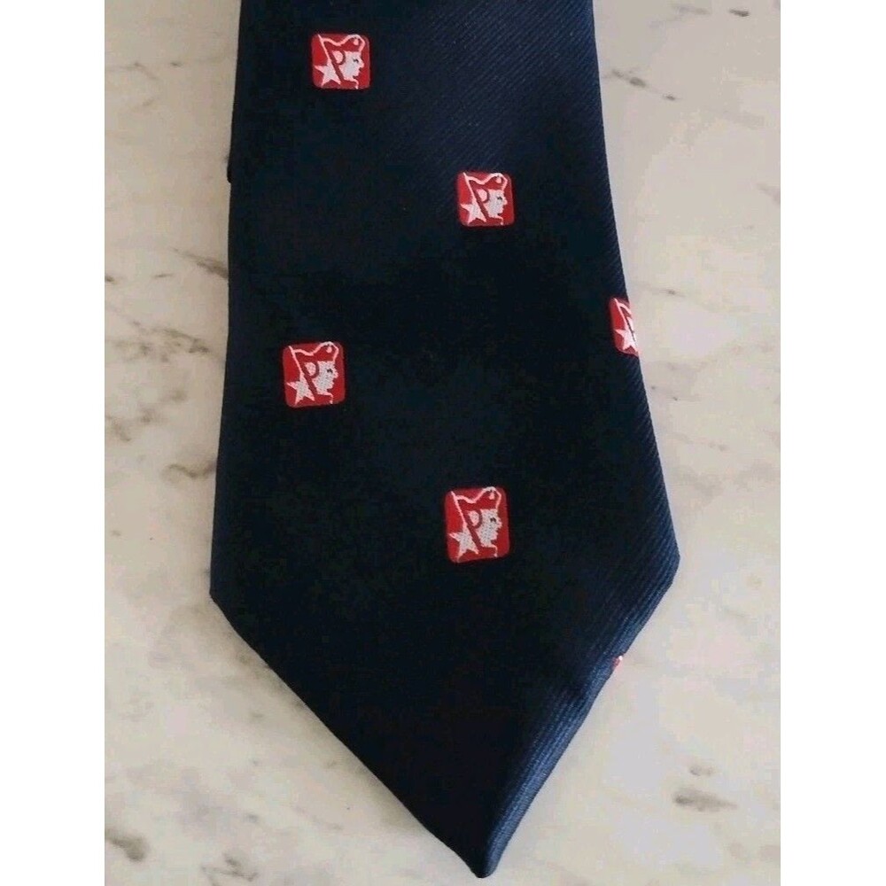 Neck Tie Vintage G.S Harvale & Co Navy With Red Sentry Men Minutemen Accessories